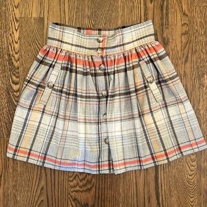 French Connection Plaid Mini Skirt